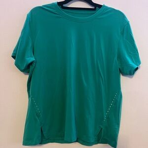 lululemon athletica Teal Short-Sleeve Crew Top
